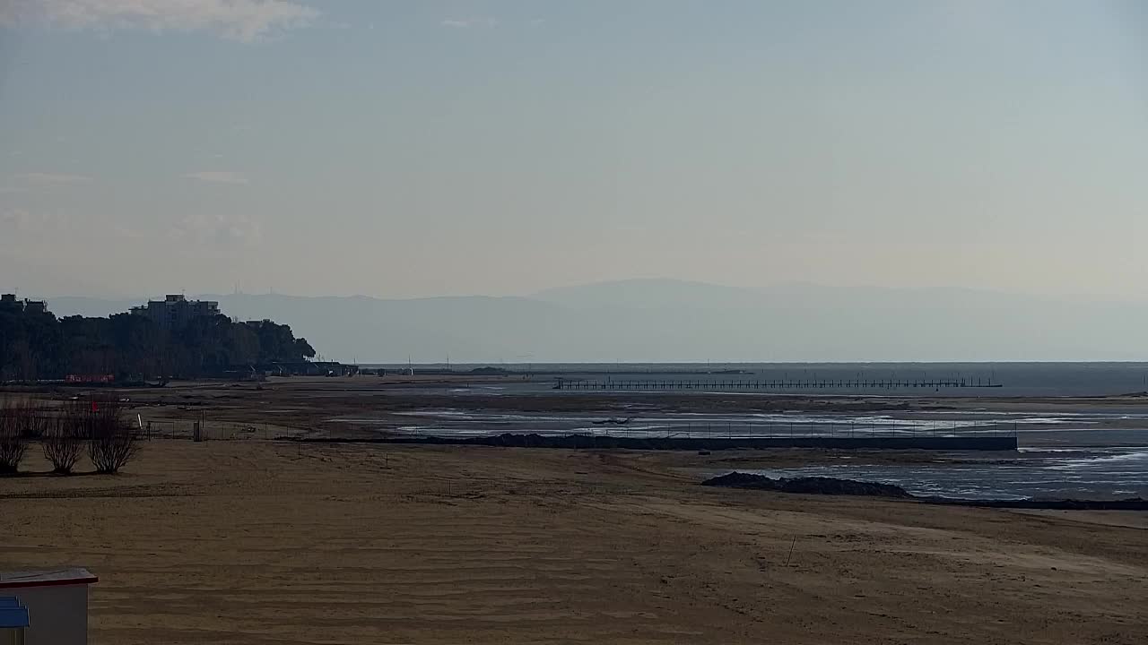 Grado Beach and Aquapark Views in Real Time