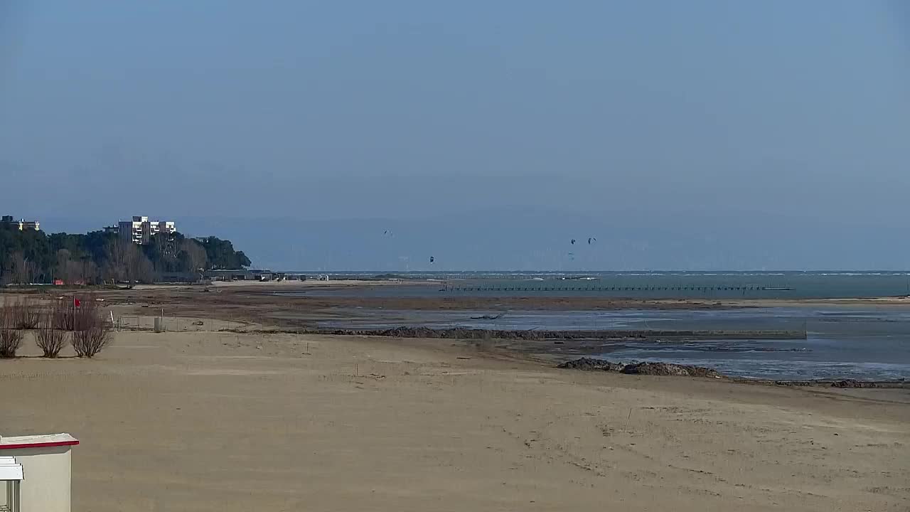 Grado Beach and Aquapark Views in Real Time