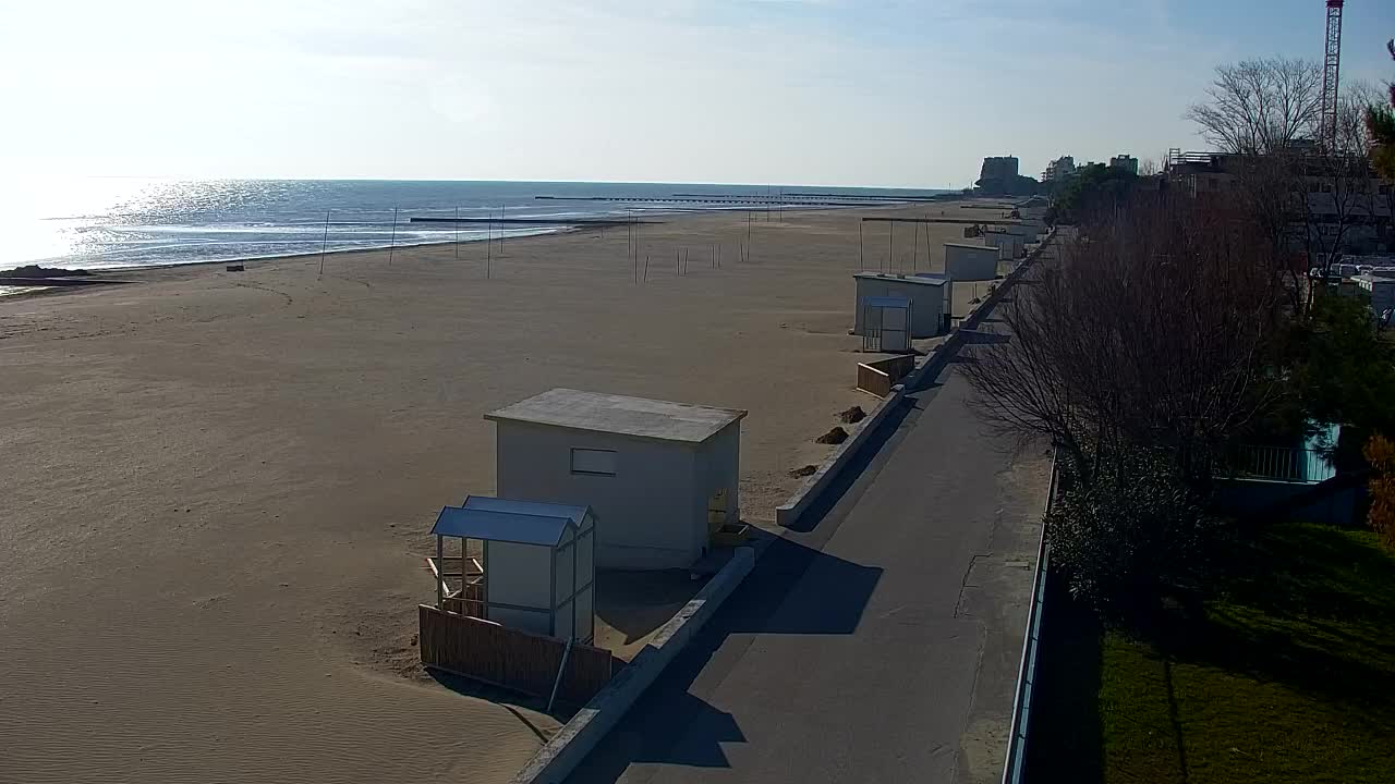 Grado Beach and Aquapark Views in Real Time