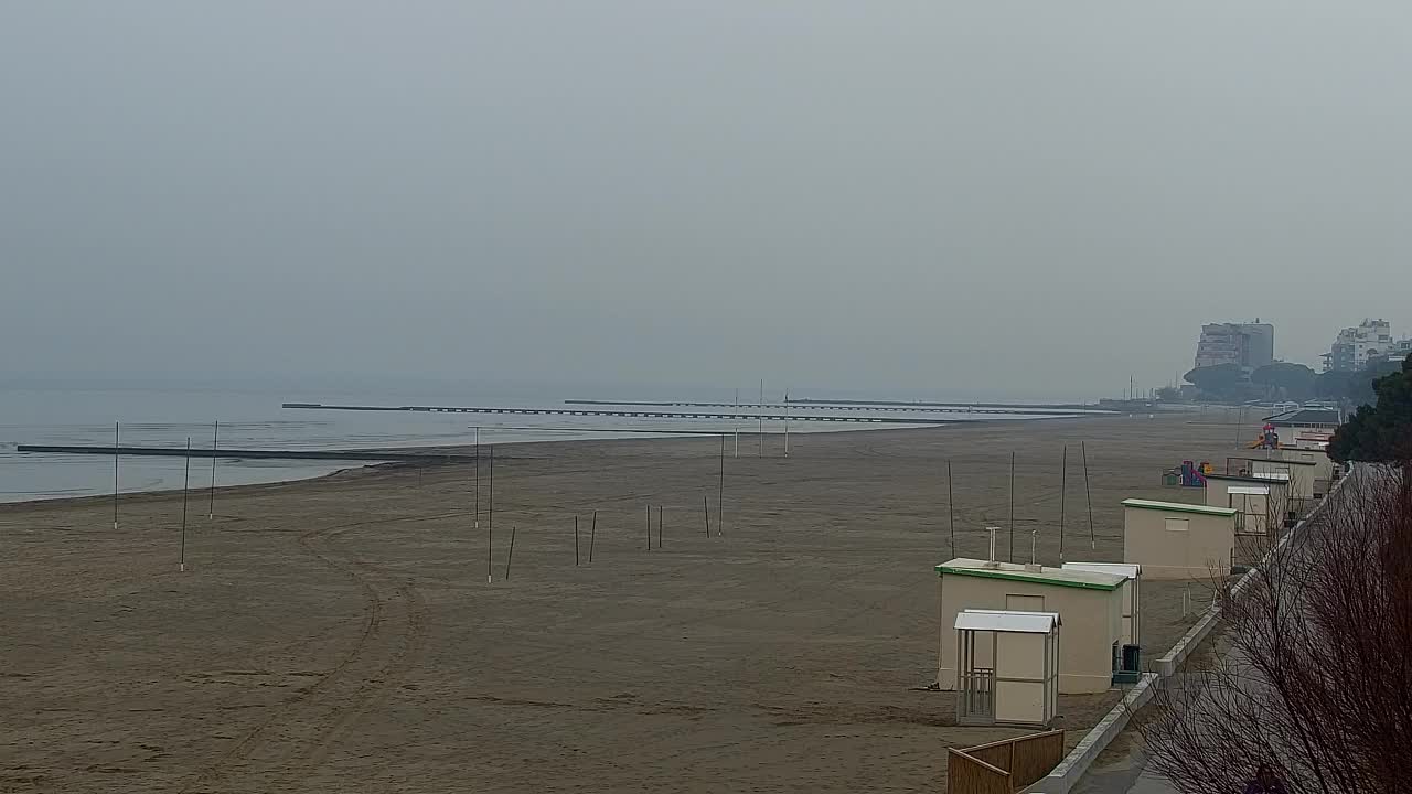 Grado Beach and Aquapark Views in Real Time