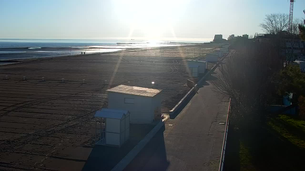 Grado Beach and Aquapark Views in Real Time