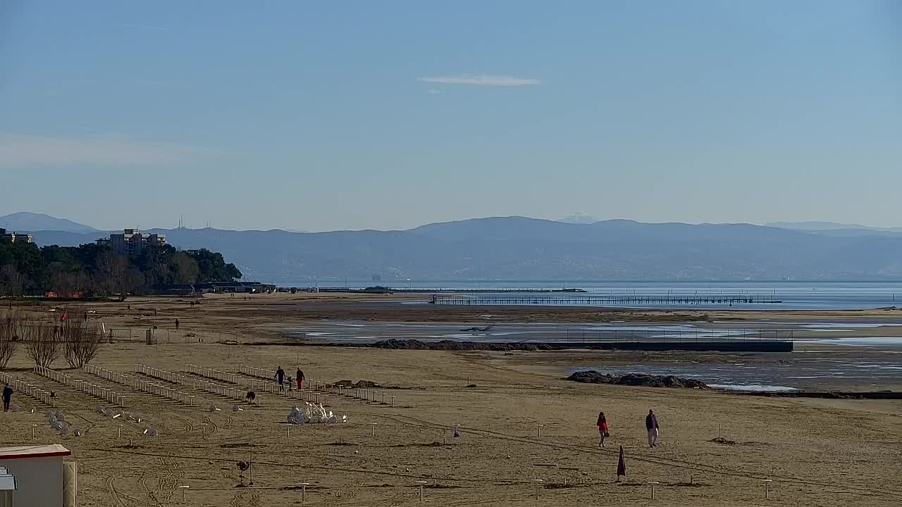 Grado Beach and Aquapark Views in Real Time