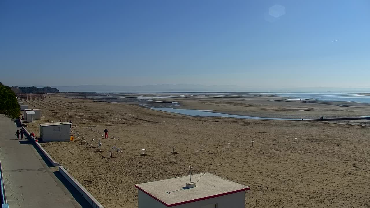 Grado Beach and Aquapark Views in Real Time