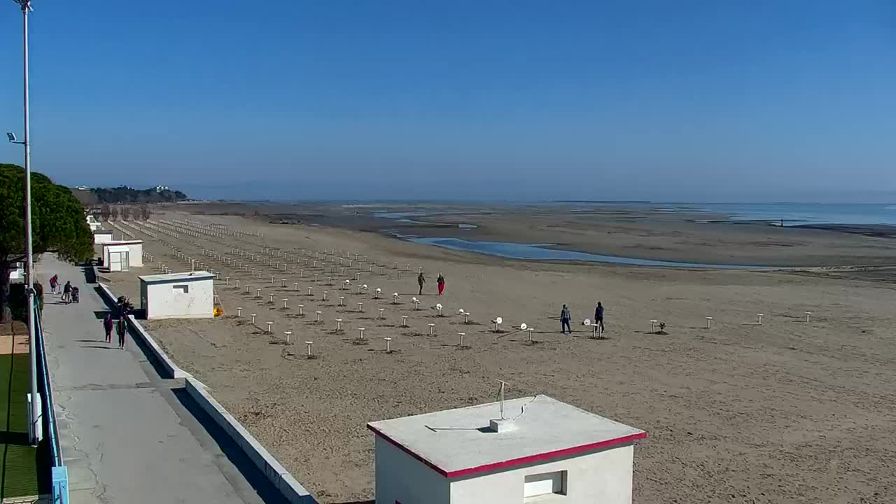 Grado Beach and Aquapark Views in Real Time