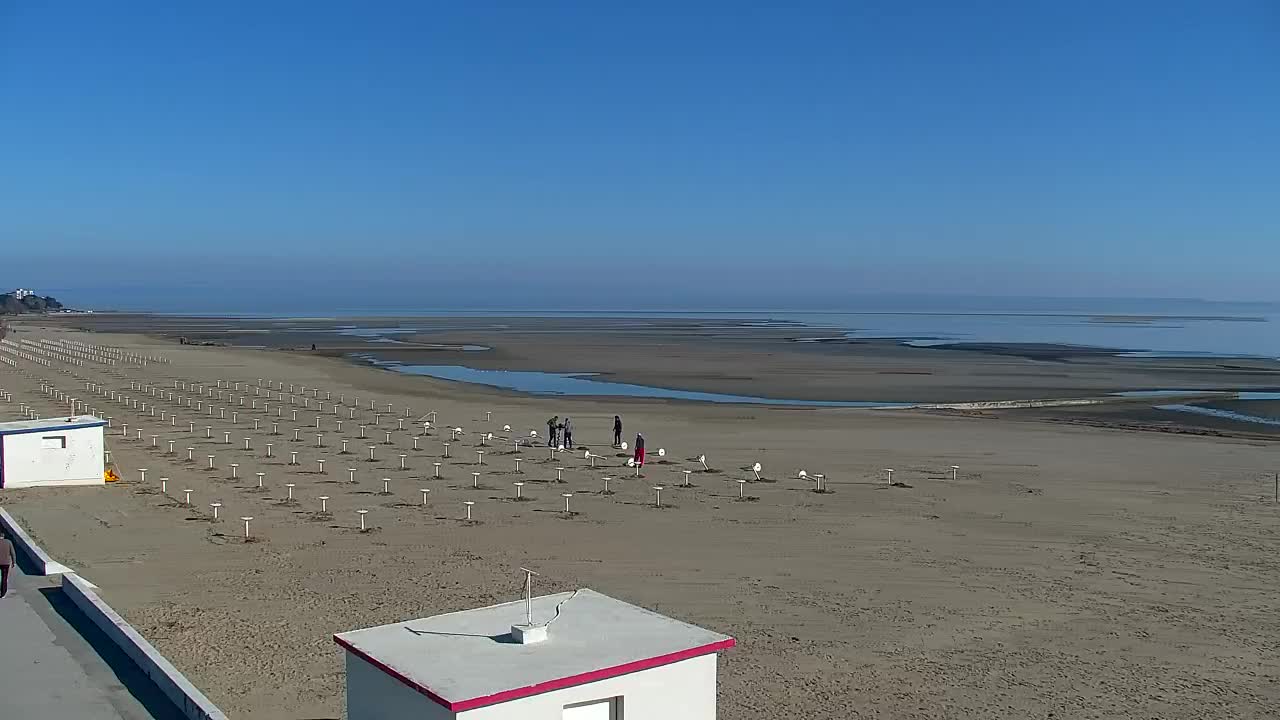 Grado Beach and Aquapark Views in Real Time