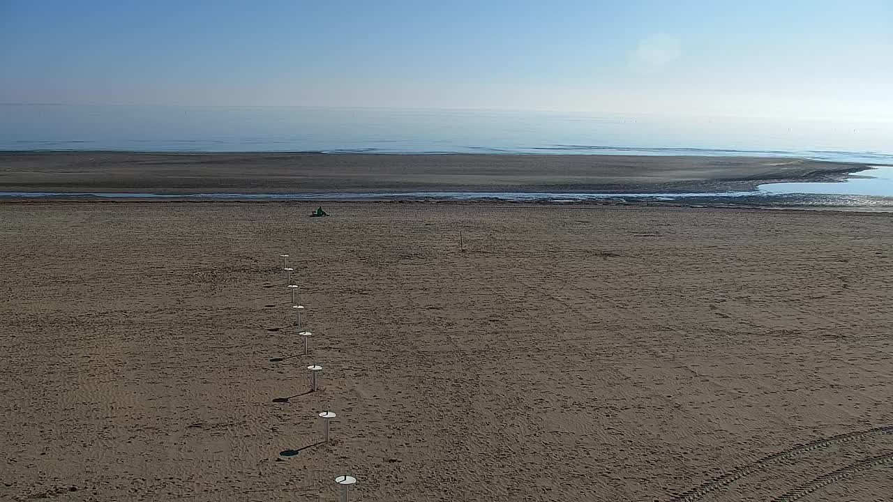 Spletna kamera v živo Grado: Pogledi na plažo in vodni park v realnem času