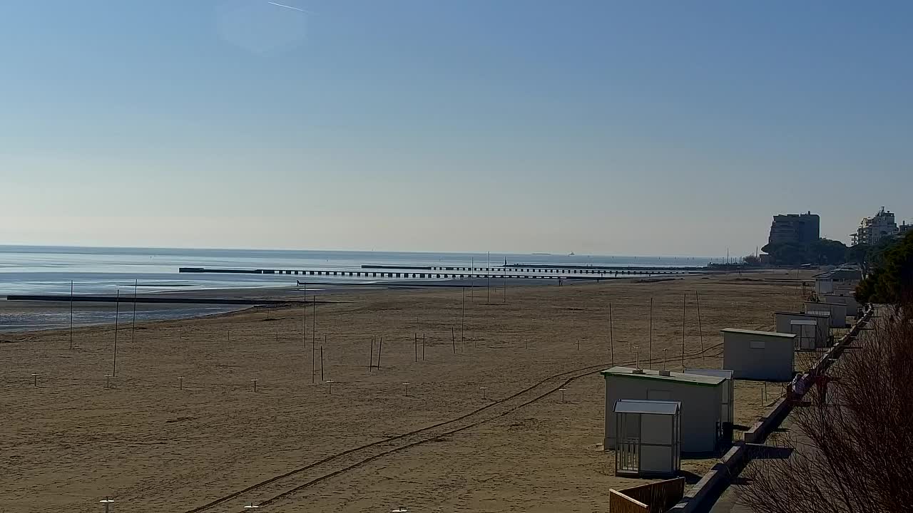 Spletna kamera v živo Grado: Pogledi na plažo in vodni park v realnem času