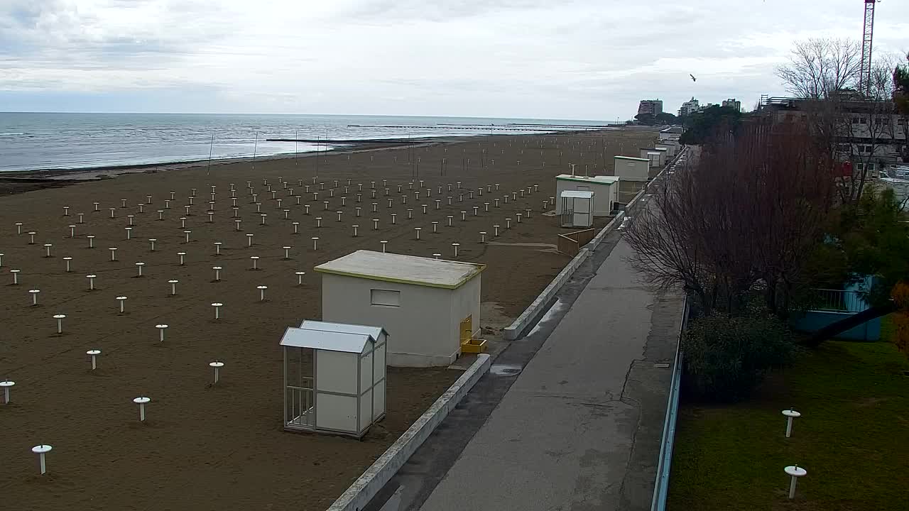 Grado Beach and Aquapark Views in Real Time