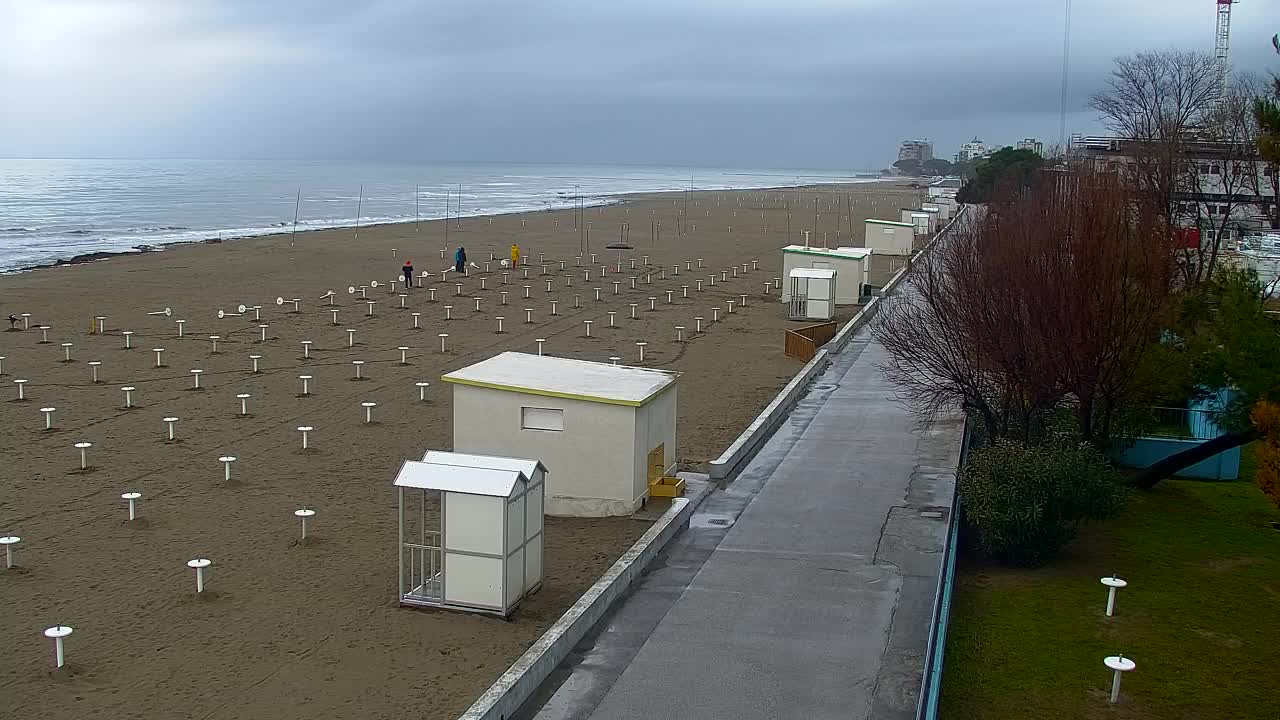 Grado Beach and Aquapark Views in Real Time