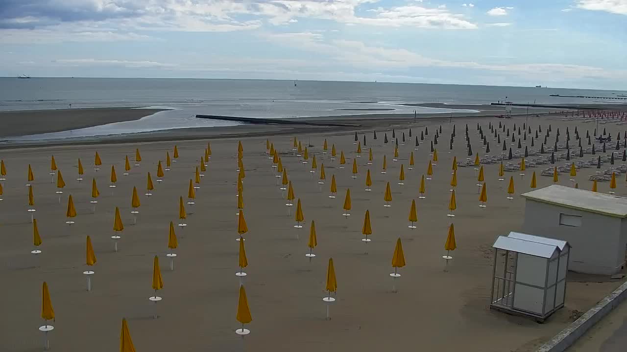 Grado Beach and Aquapark Views in Real Time