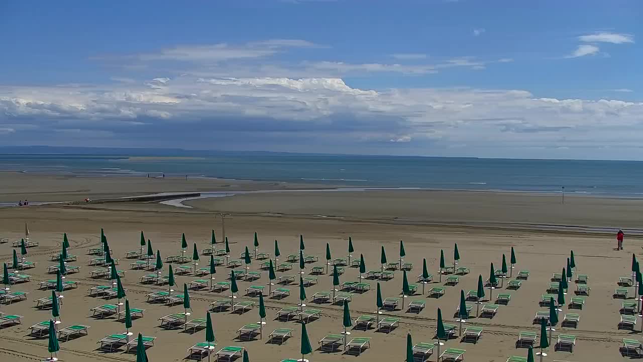Grado Beach and Aquapark Views in Real Time