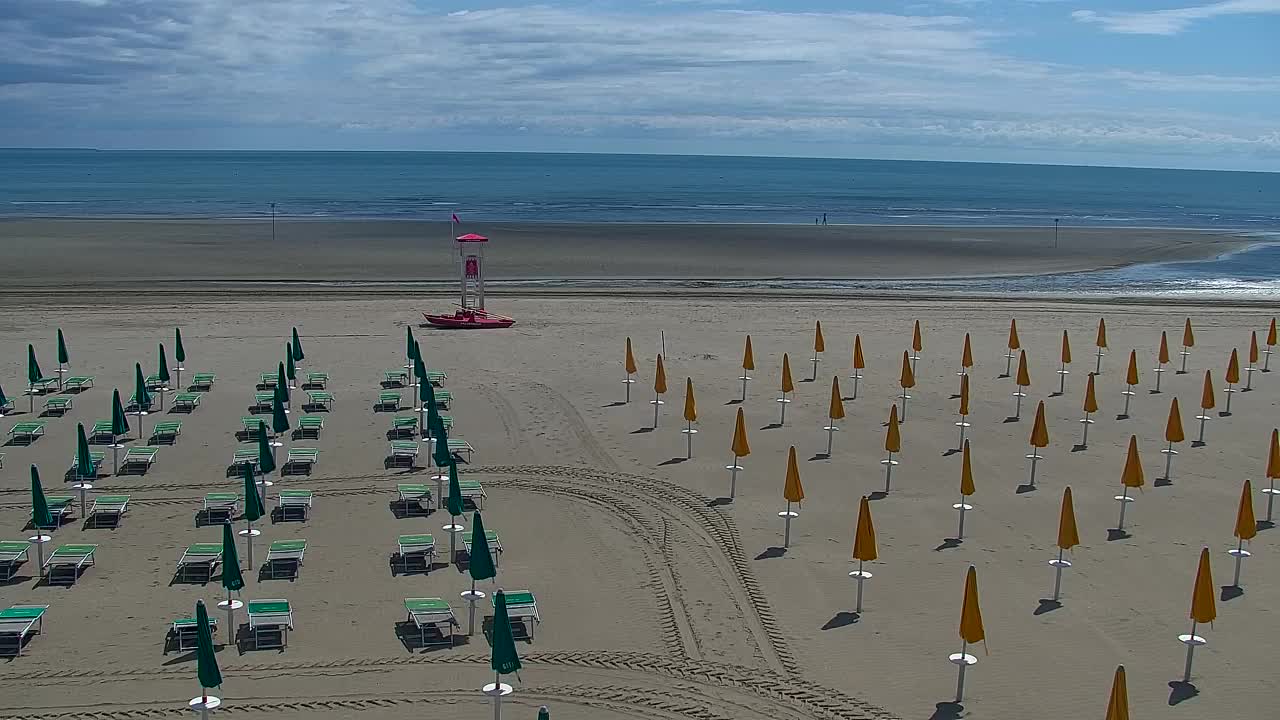 Grado Beach and Aquapark Views in Real Time