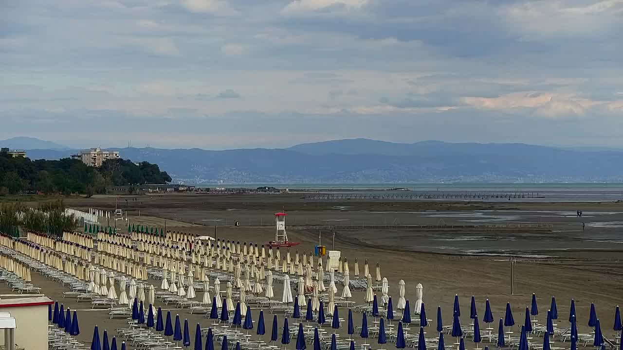 Grado Beach and Aquapark Views in Real Time