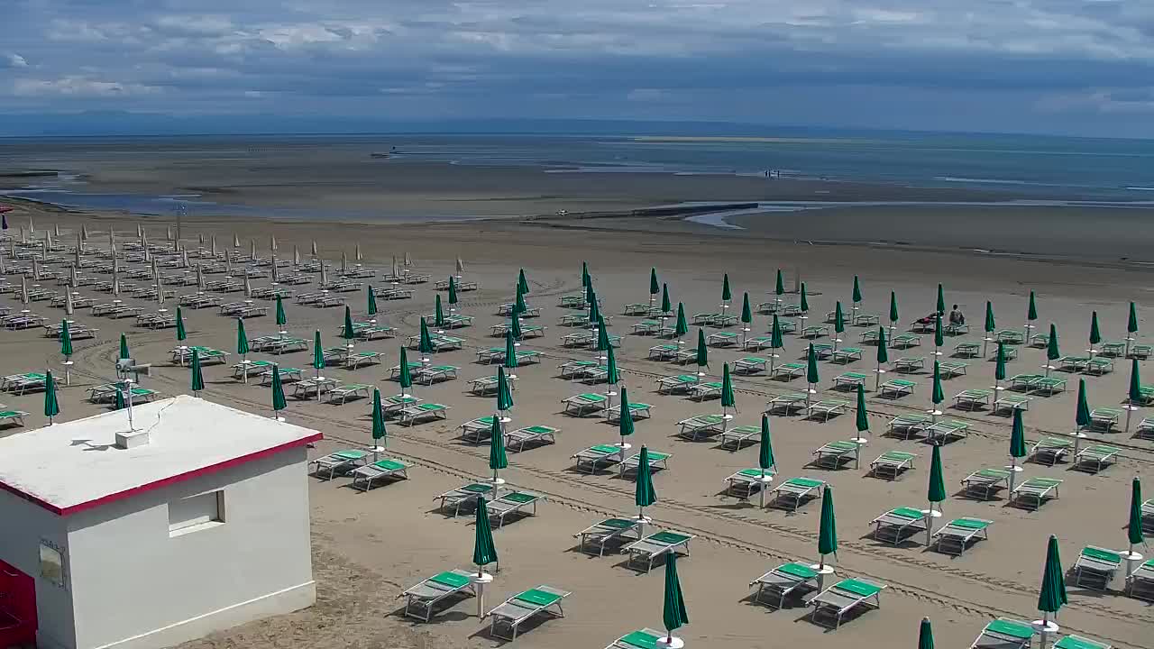 Grado Beach and Aquapark Views in Real Time