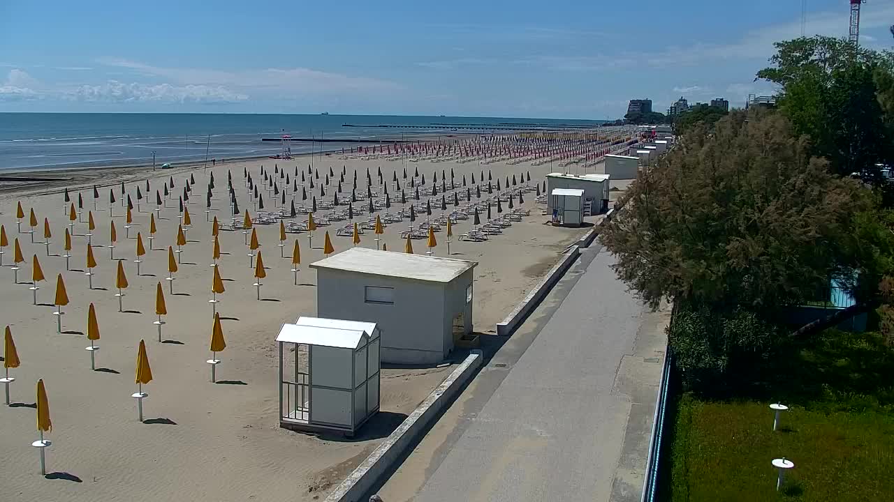 Webcam en direct Grado : Vues sur la plage et l’aquapark en temps réel