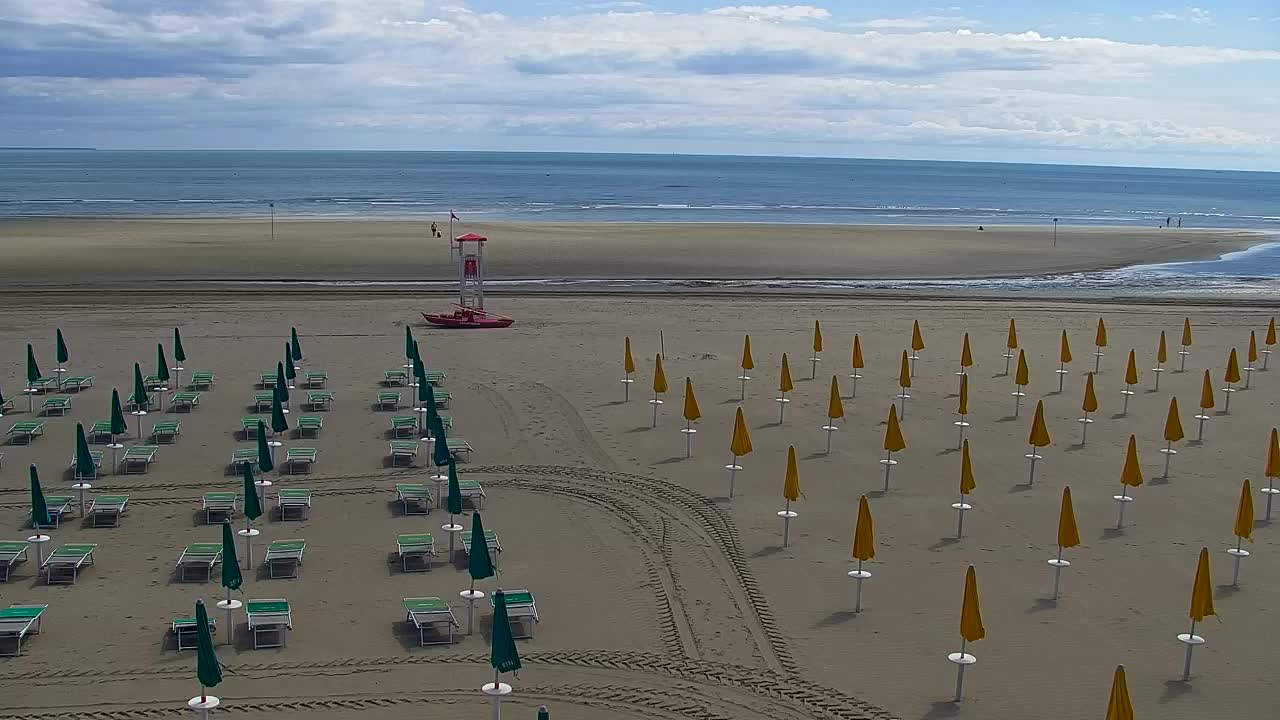 Grado Beach and Aquapark Views in Real Time