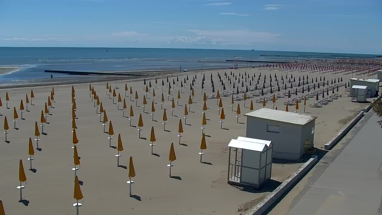 Grado Beach and Aquapark Views in Real Time