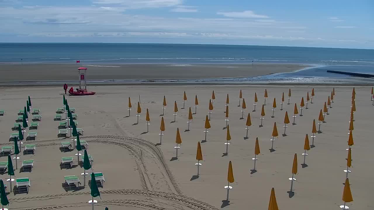 Grado Beach and Aquapark Views in Real Time