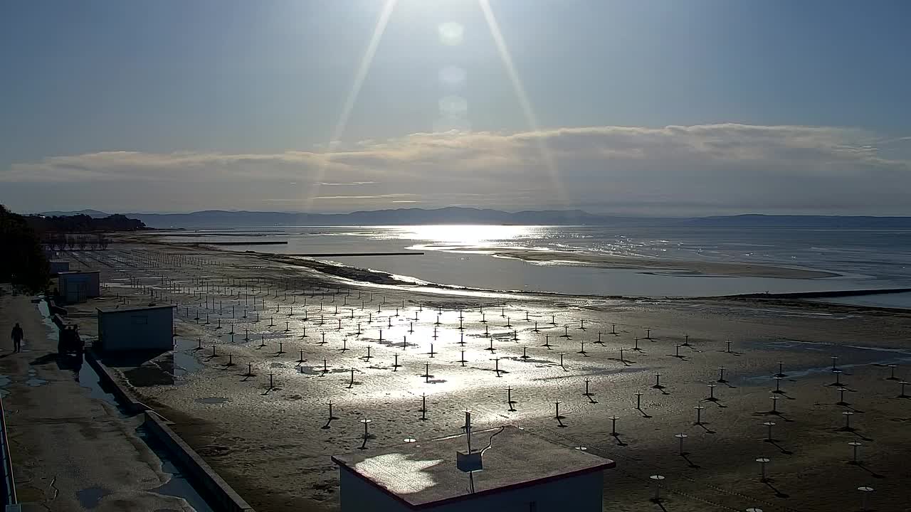 Webcam en direct Grado : Vues sur la plage et l’aquapark en temps réel