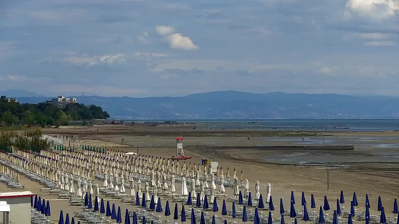 Grado Beach and Aquapark Views in Real Time