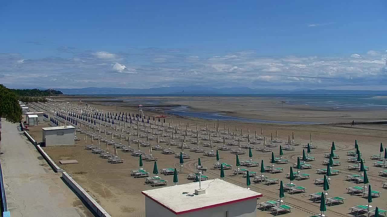 Webcam Live Grado: Vista sulla spiaggia e sull’acquapark in tempo reale