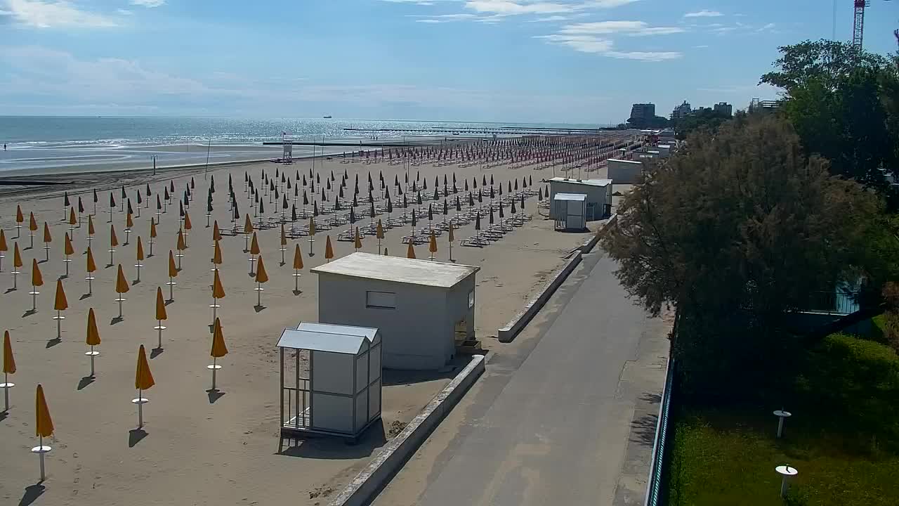 Grado Beach and Aquapark Views in Real Time