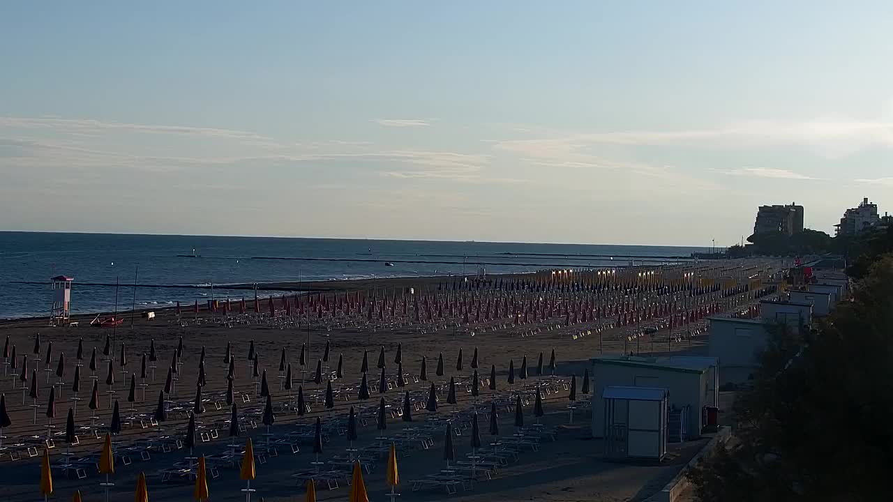 Grado Beach and Aquapark Views in Real Time