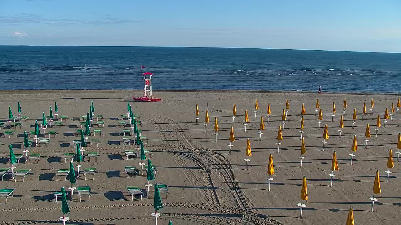 Grado Beach and Aquapark Views in Real Time
