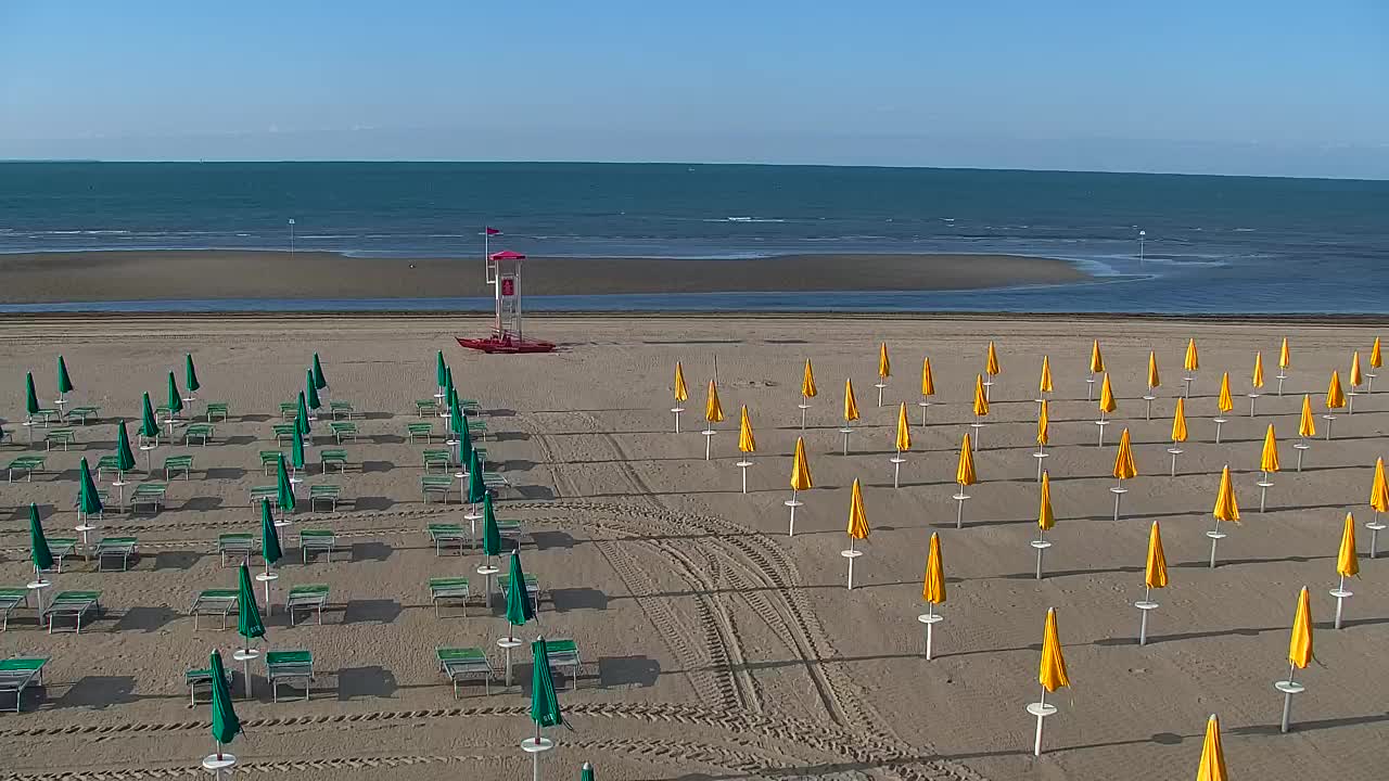 Webcam en direct Grado : Vues sur la plage et l’aquapark en temps réel