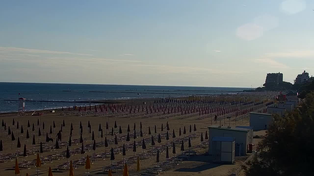 Grado Beach and Aquapark Views in Real Time