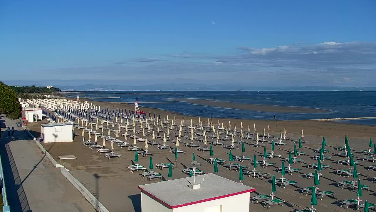 Grado Beach and Aquapark Views in Real Time