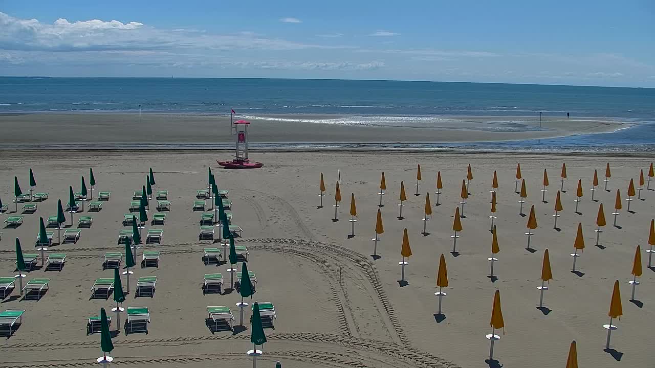 Grado Beach and Aquapark Views in Real Time