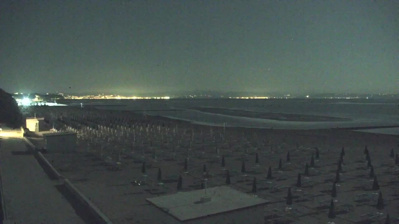 Grado Beach and Aquapark Views in Real Time