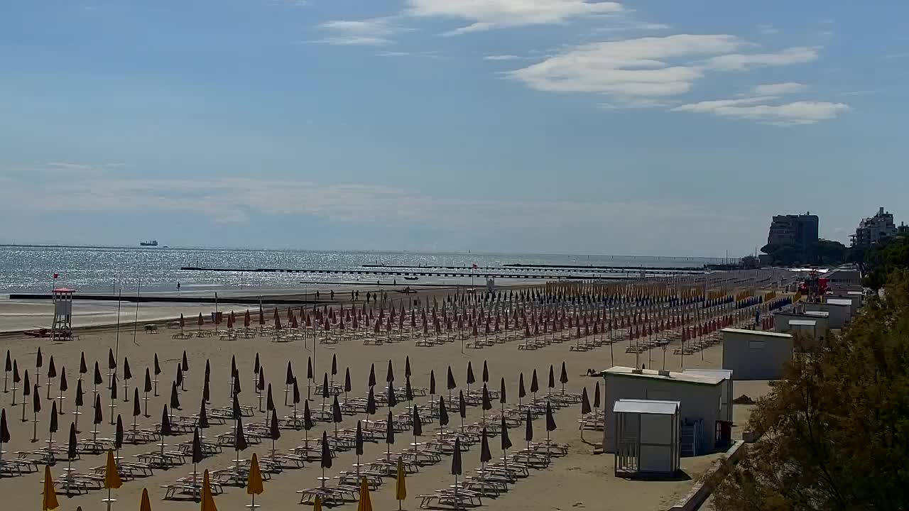 Grado Beach and Aquapark Views in Real Time