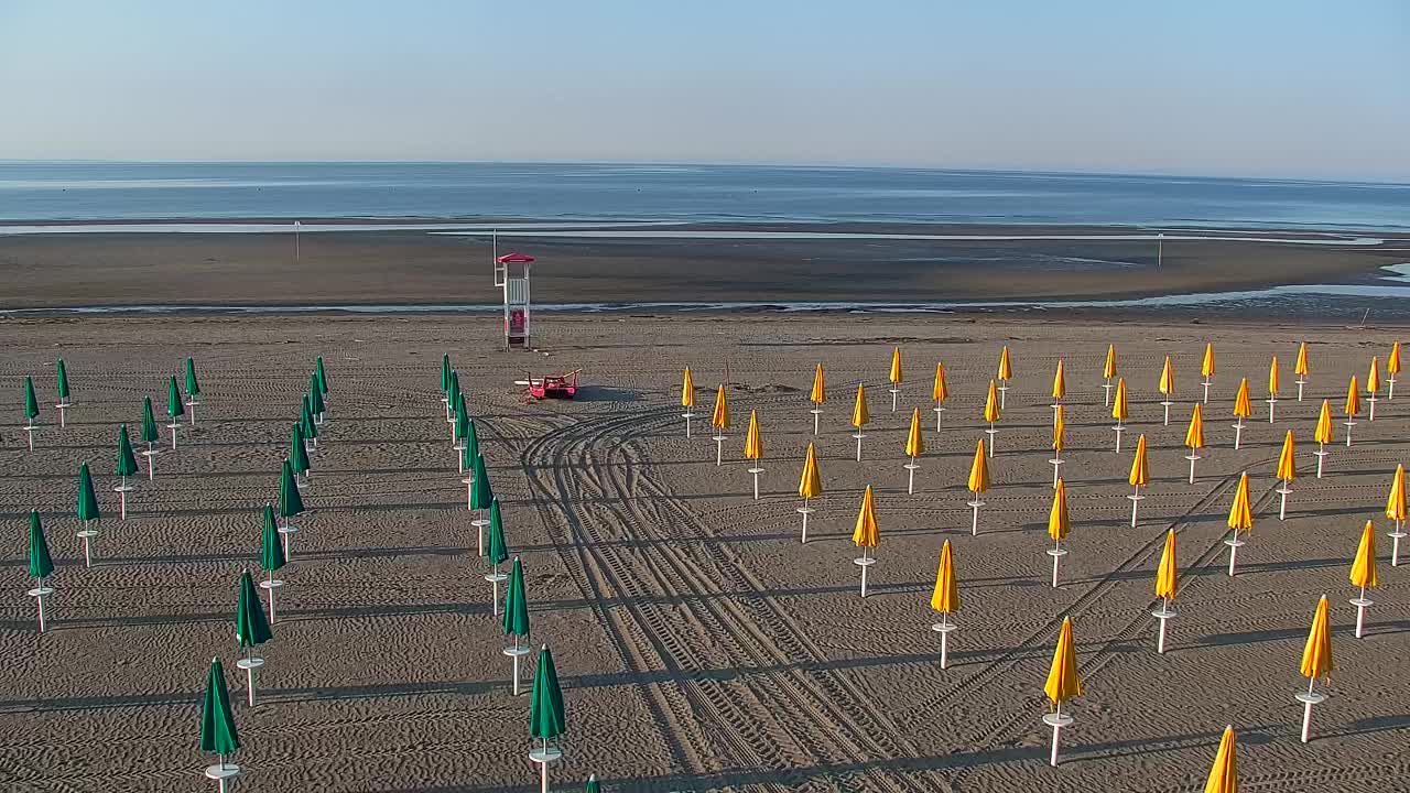 Grado Beach and Aquapark Views in Real Time