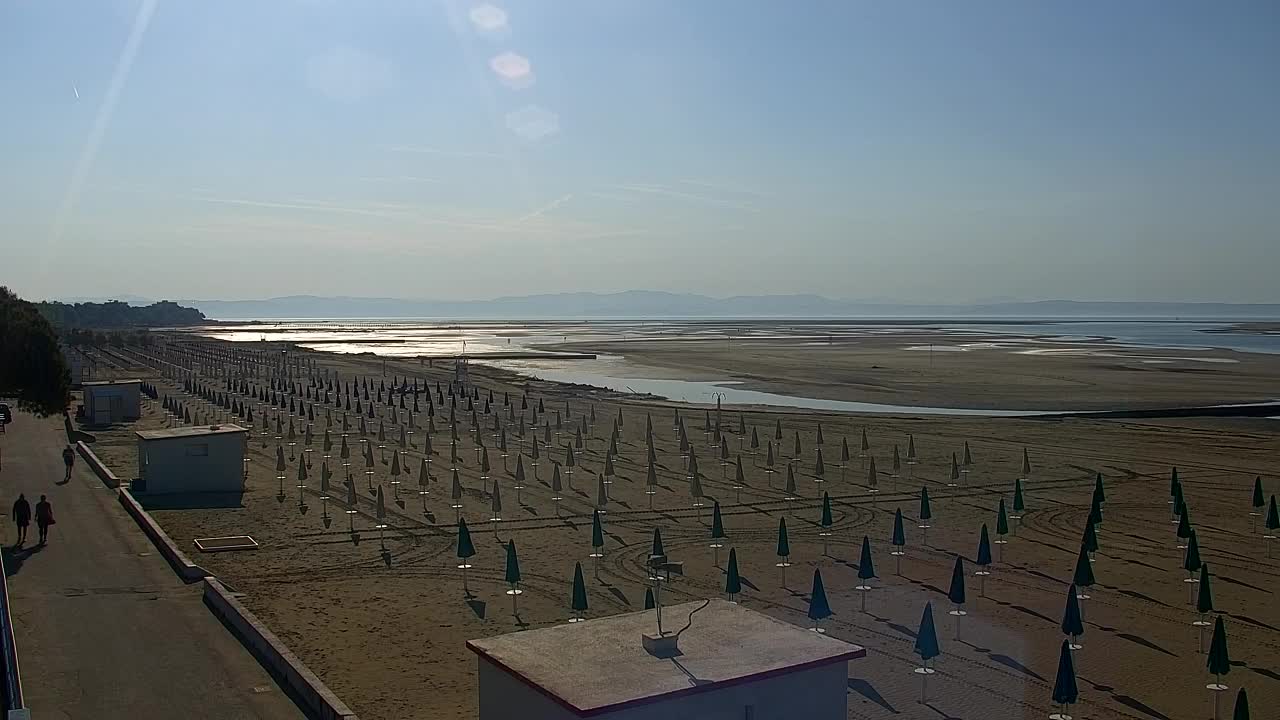 Grado Beach and Aquapark Views in Real Time