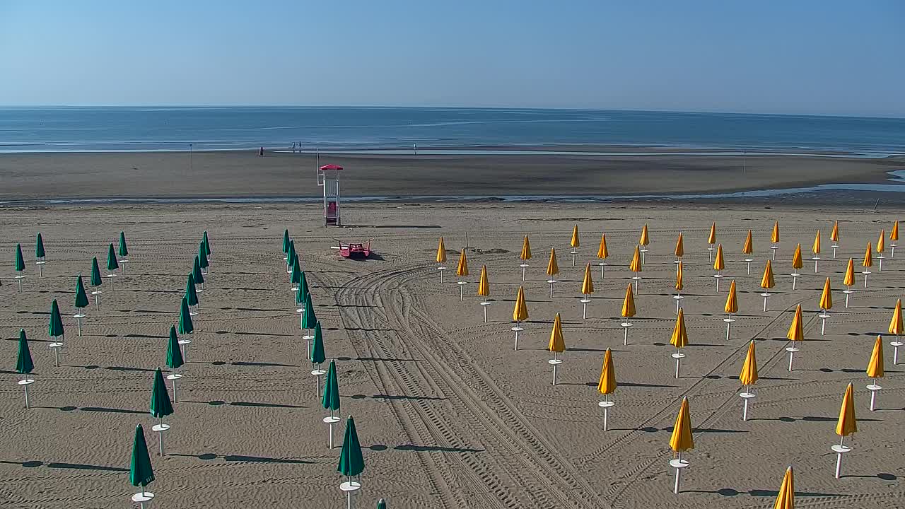 Grado Beach and Aquapark Views in Real Time
