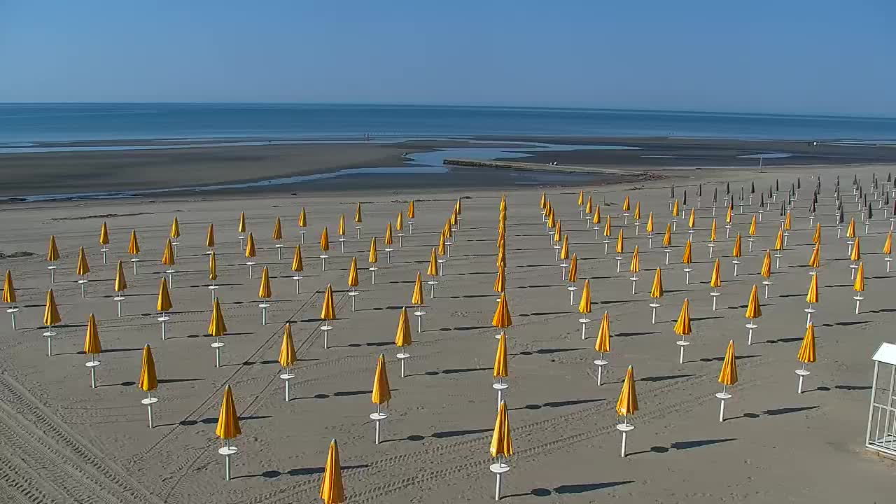 Grado Beach and Aquapark Views in Real Time