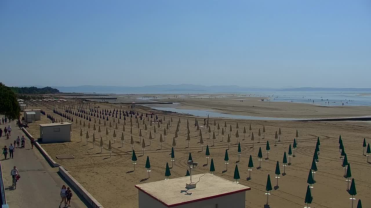 Grado Beach and Aquapark Views in Real Time