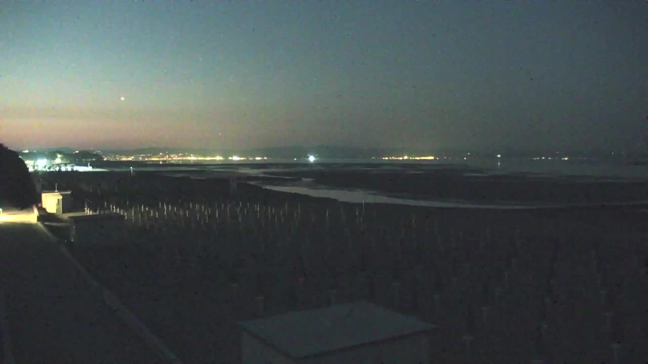 Webcam en direct Grado : Vues sur la plage et l’aquapark en temps réel