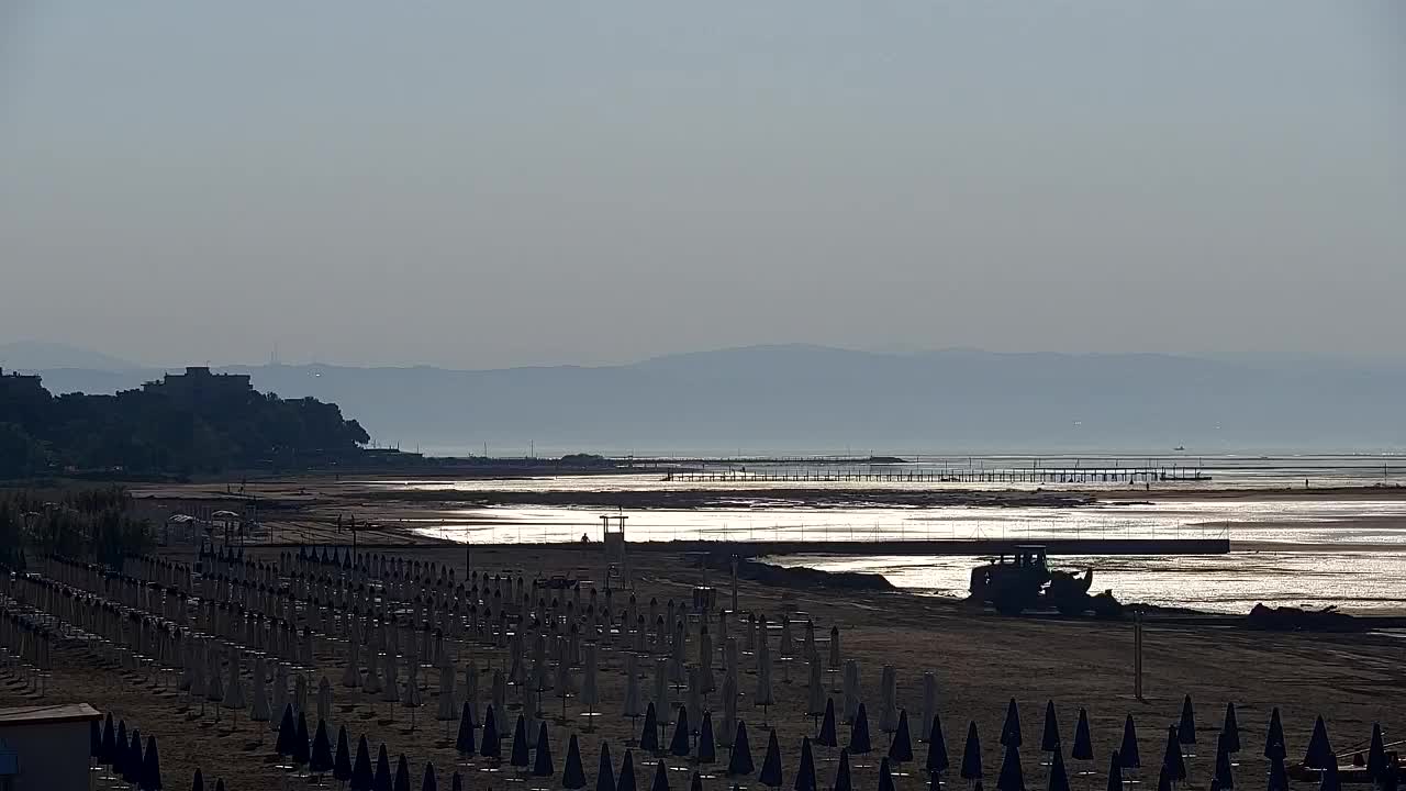Webcam en direct Grado : Vues sur la plage et l’aquapark en temps réel