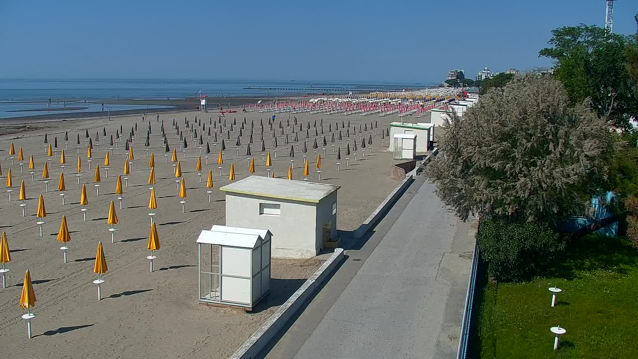 Webcam en direct Grado : Vues sur la plage et l’aquapark en temps réel