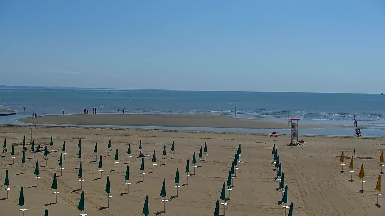 Grado Beach and Aquapark Views in Real Time