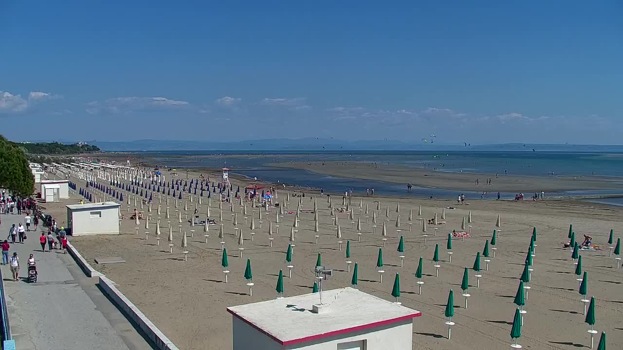 Webcam en direct Grado : Vues sur la plage et l’aquapark en temps réel