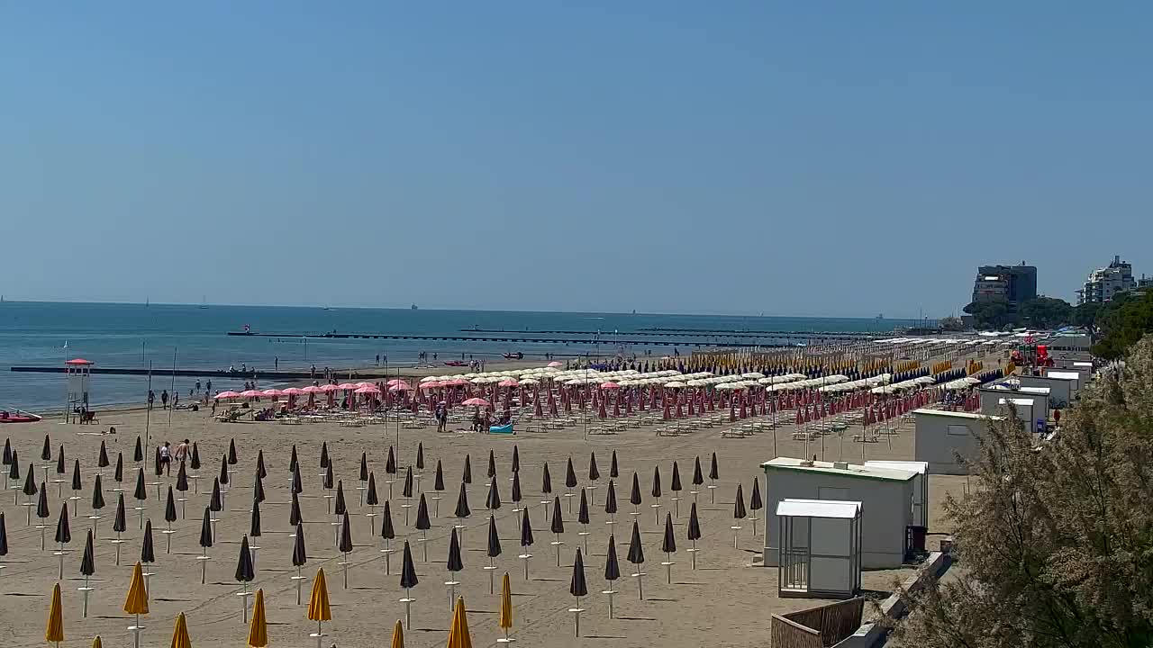 Grado Beach and Aquapark Views in Real Time