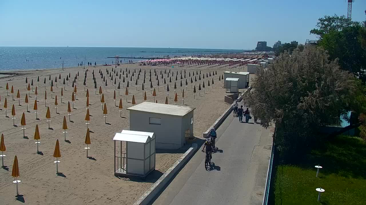 Webcam en direct Grado : Vues sur la plage et l’aquapark en temps réel