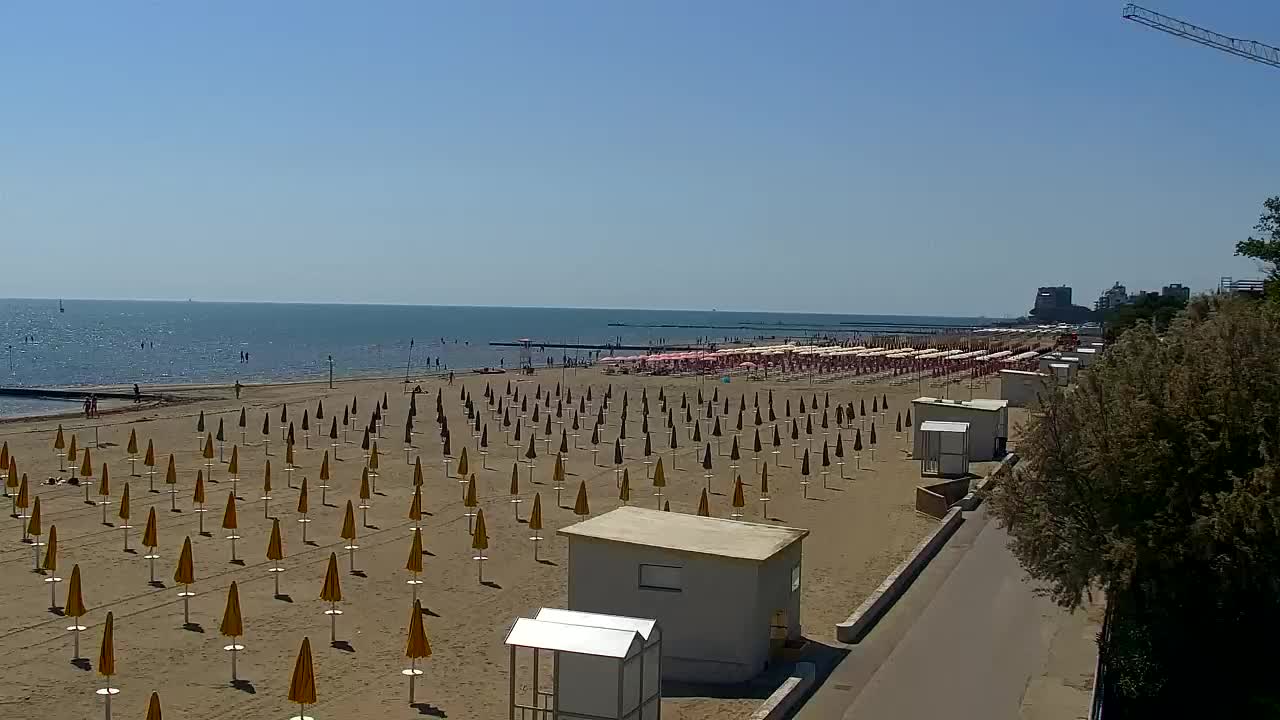 Webcam en direct Grado : Vues sur la plage et l’aquapark en temps réel