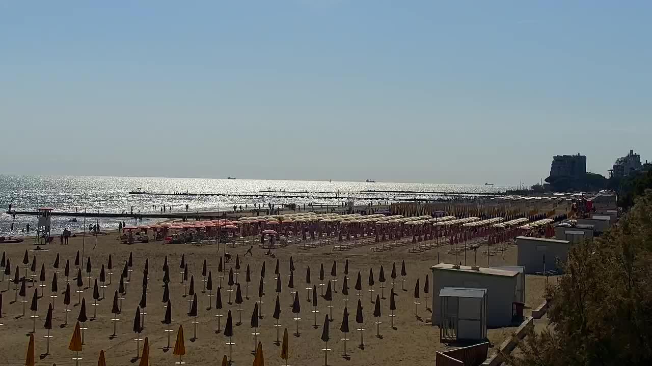 Webcam Live Grado: Vista sulla spiaggia e sull’acquapark in tempo reale