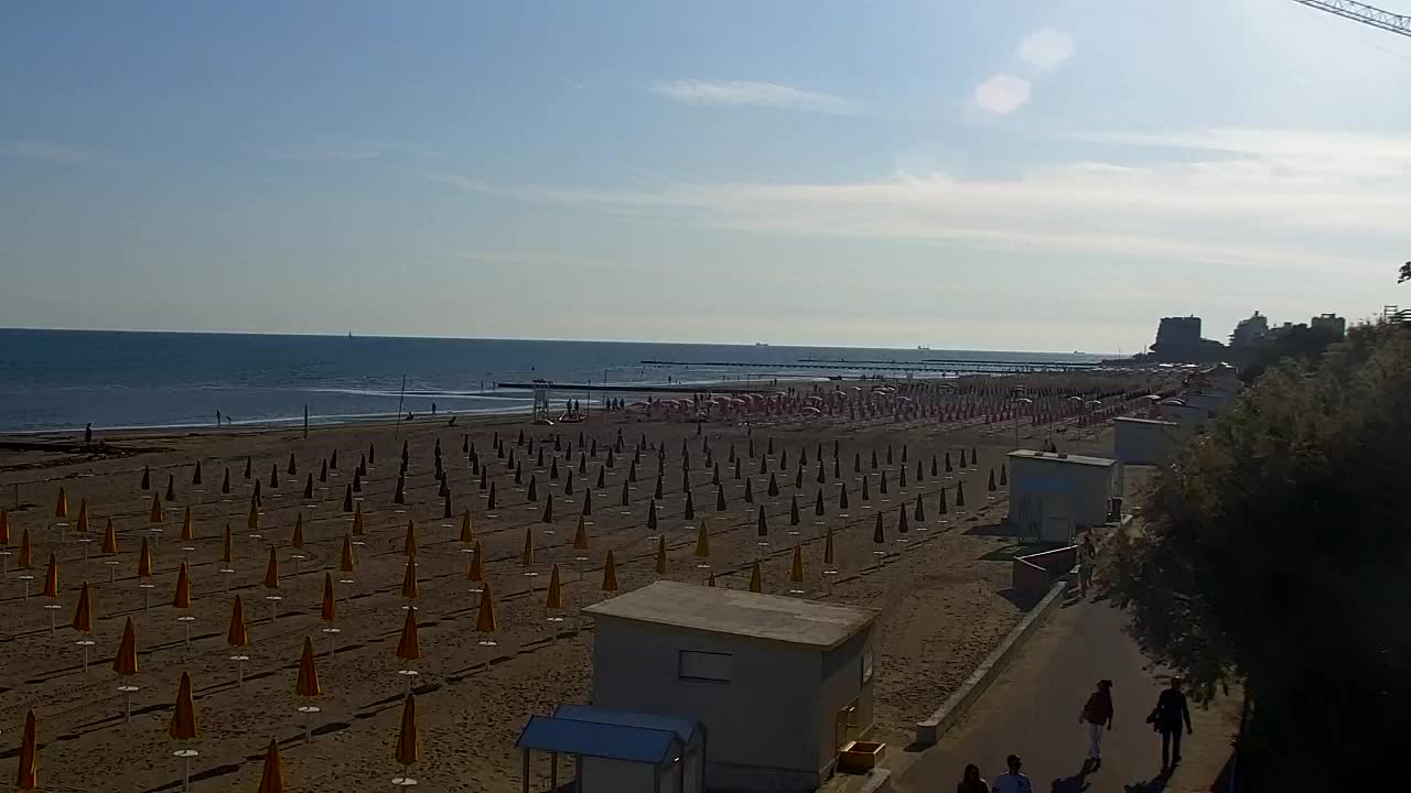 Webcam Live Grado: Vista sulla spiaggia e sull’acquapark in tempo reale