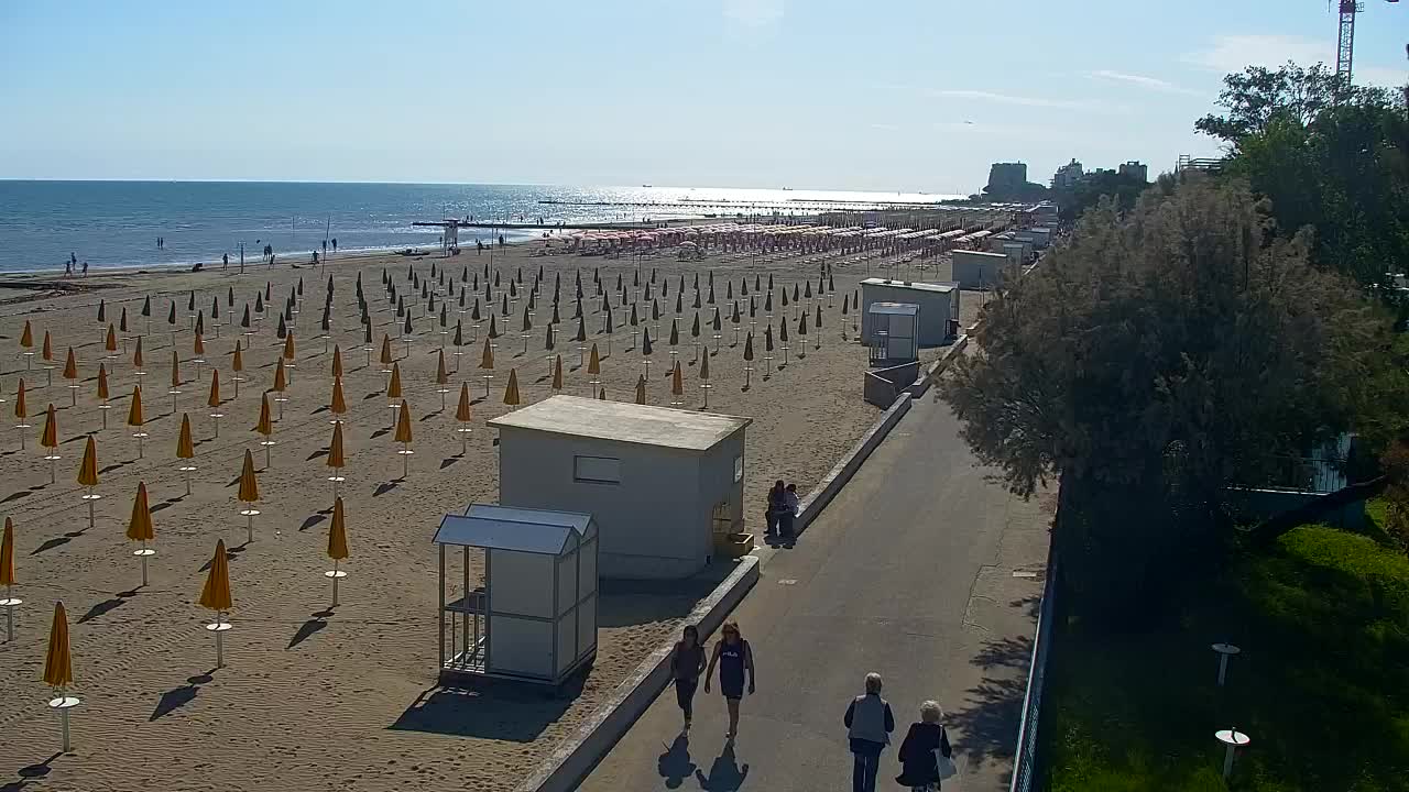 Webcam Live Grado: Vista sulla spiaggia e sull’acquapark in tempo reale